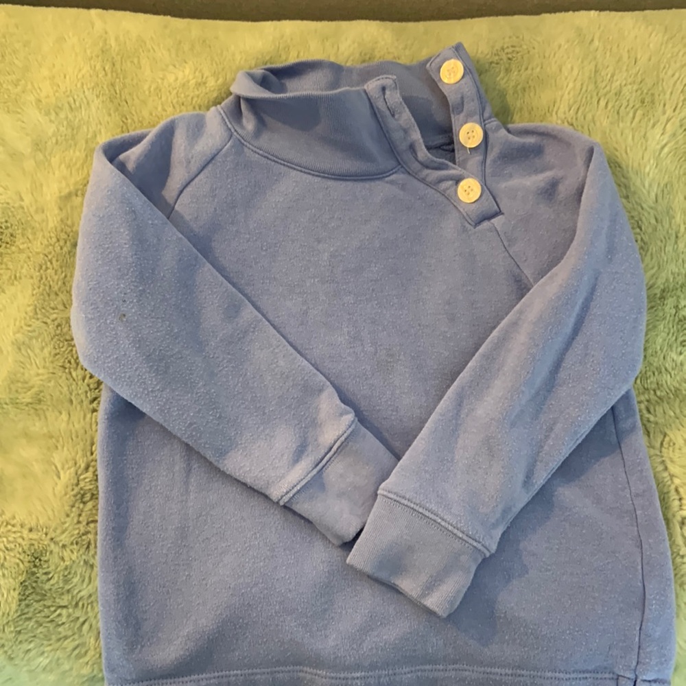 size 4-5 crewcuts periwinkle crew top